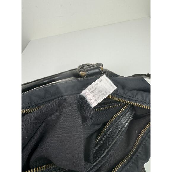 LIEBESKIND Arielle C Black Leather Satchel Removable Strap Purse Shoulder Bag - Picture 9 of 10